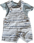 Two Piece Short Overall Set
