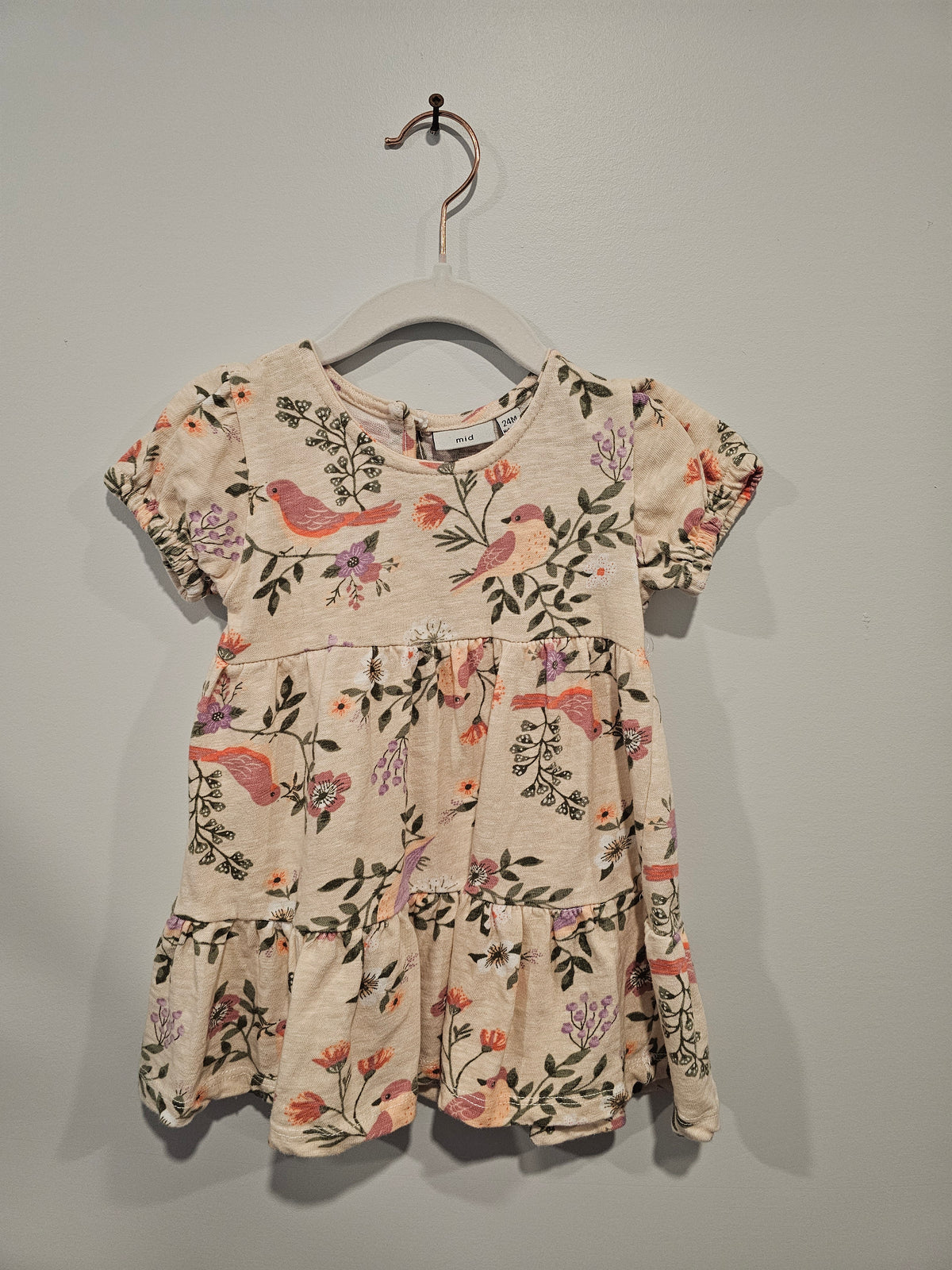 Mid Dress Birds 24m