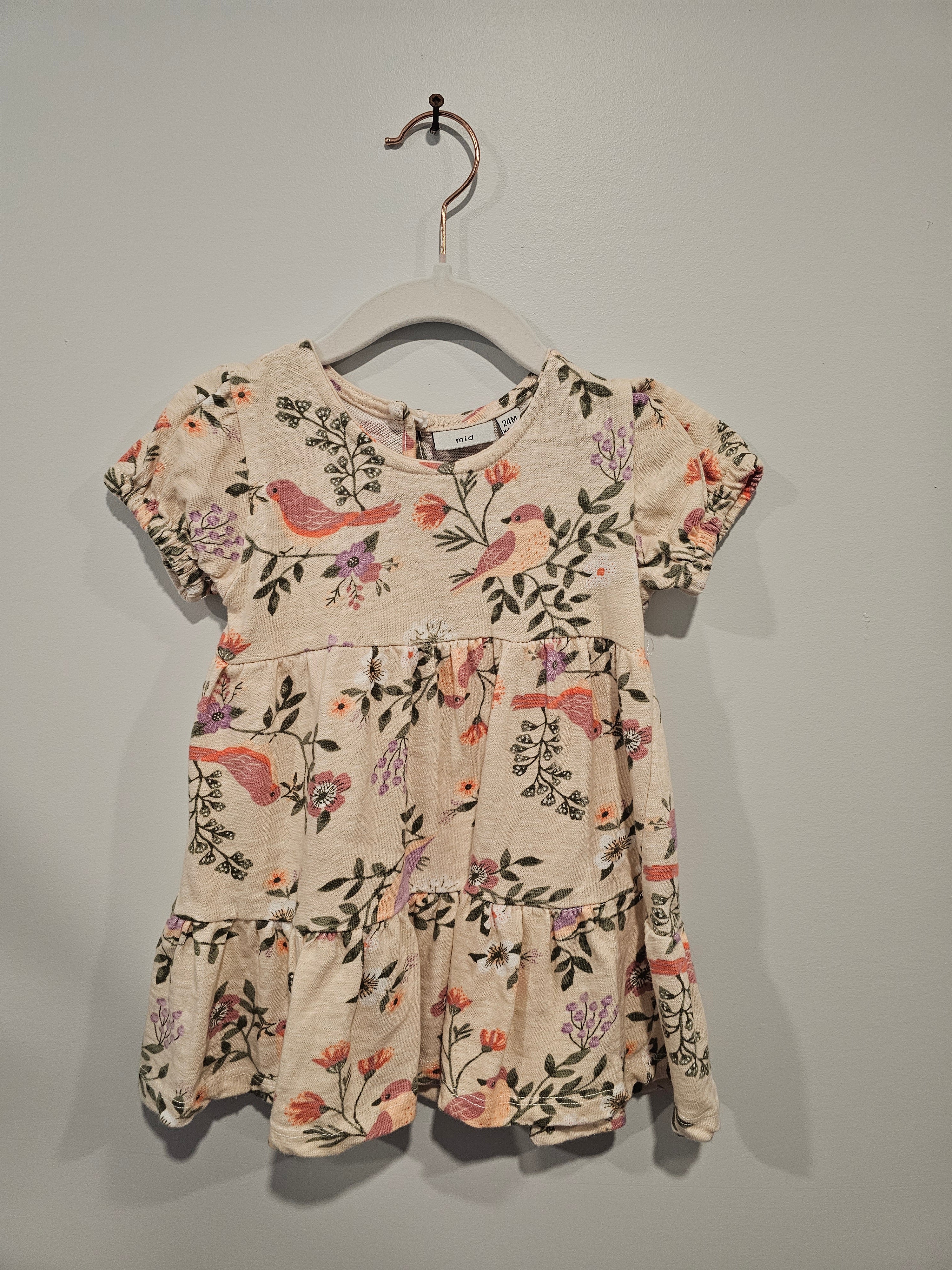 Mid Dress Birds 24m