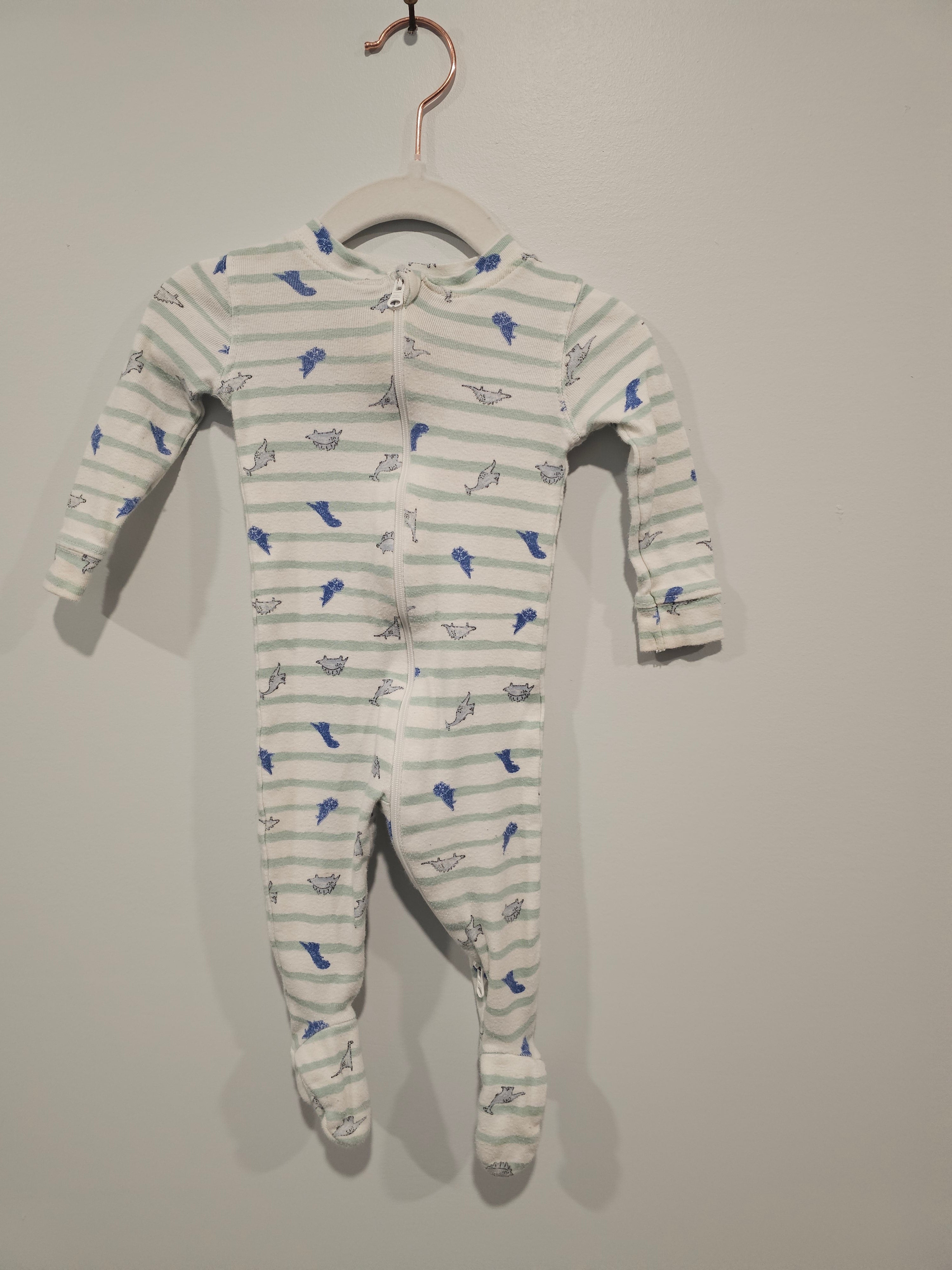 Little Earthling Sleeper Dinosaurs 6-9m