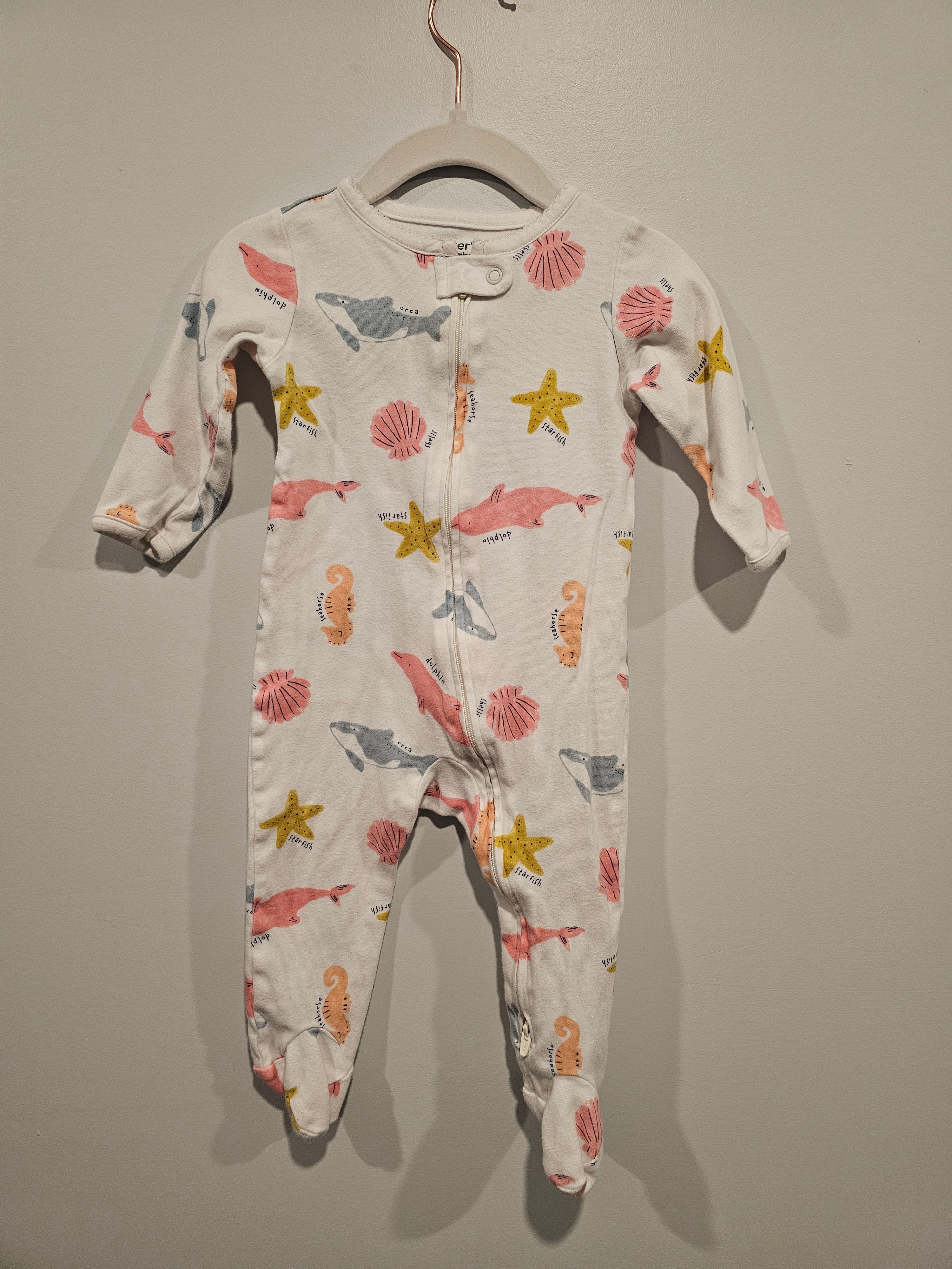 Carter's Sleeper With Sea Creatures 6-9m