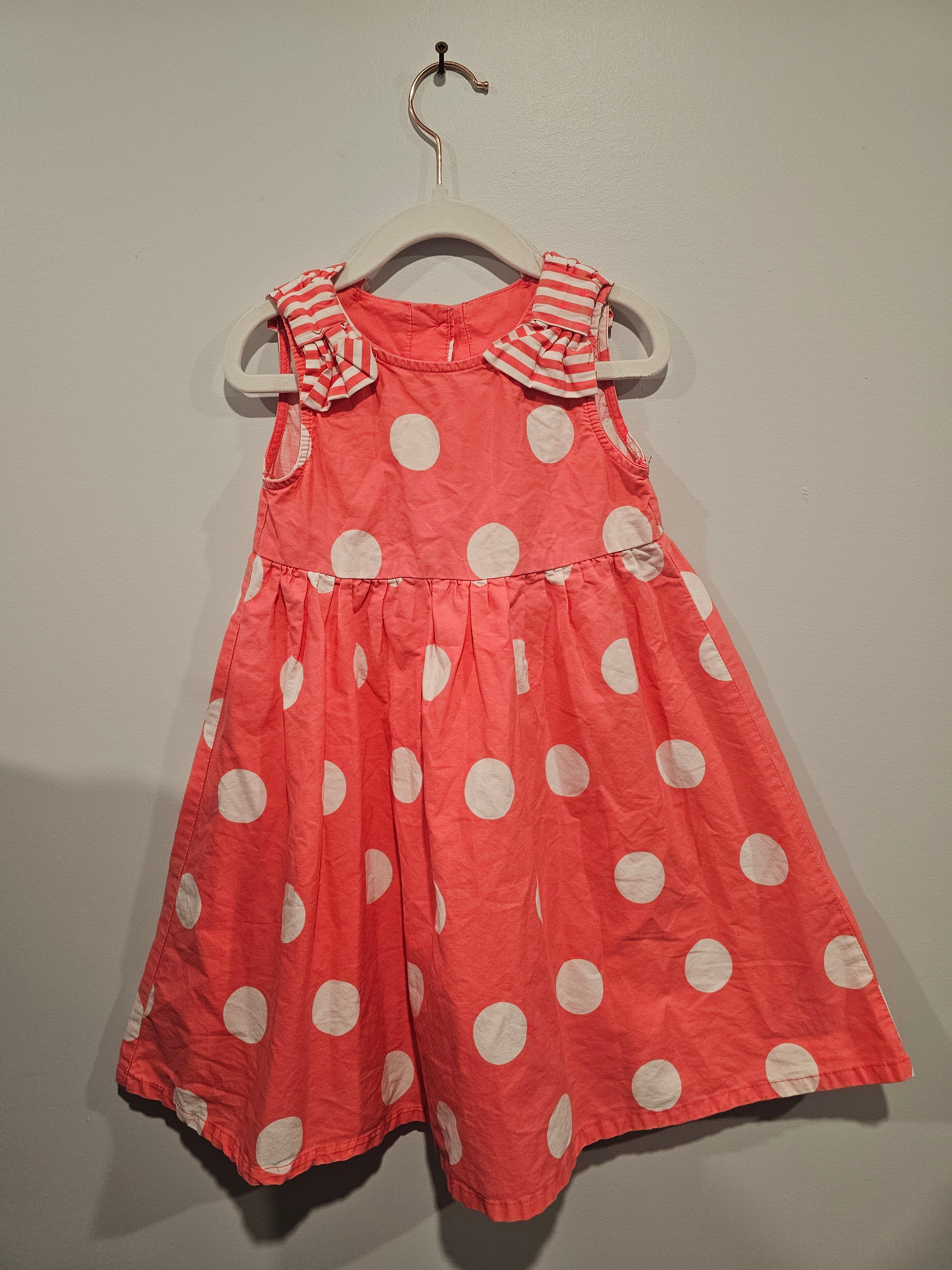Gymboree Pink Polka Dot Dress 4T