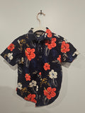 Primark Dress Shirt Blue Floral 3T