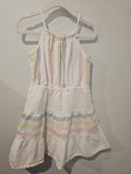 Gap white With Stripes Dress 5T