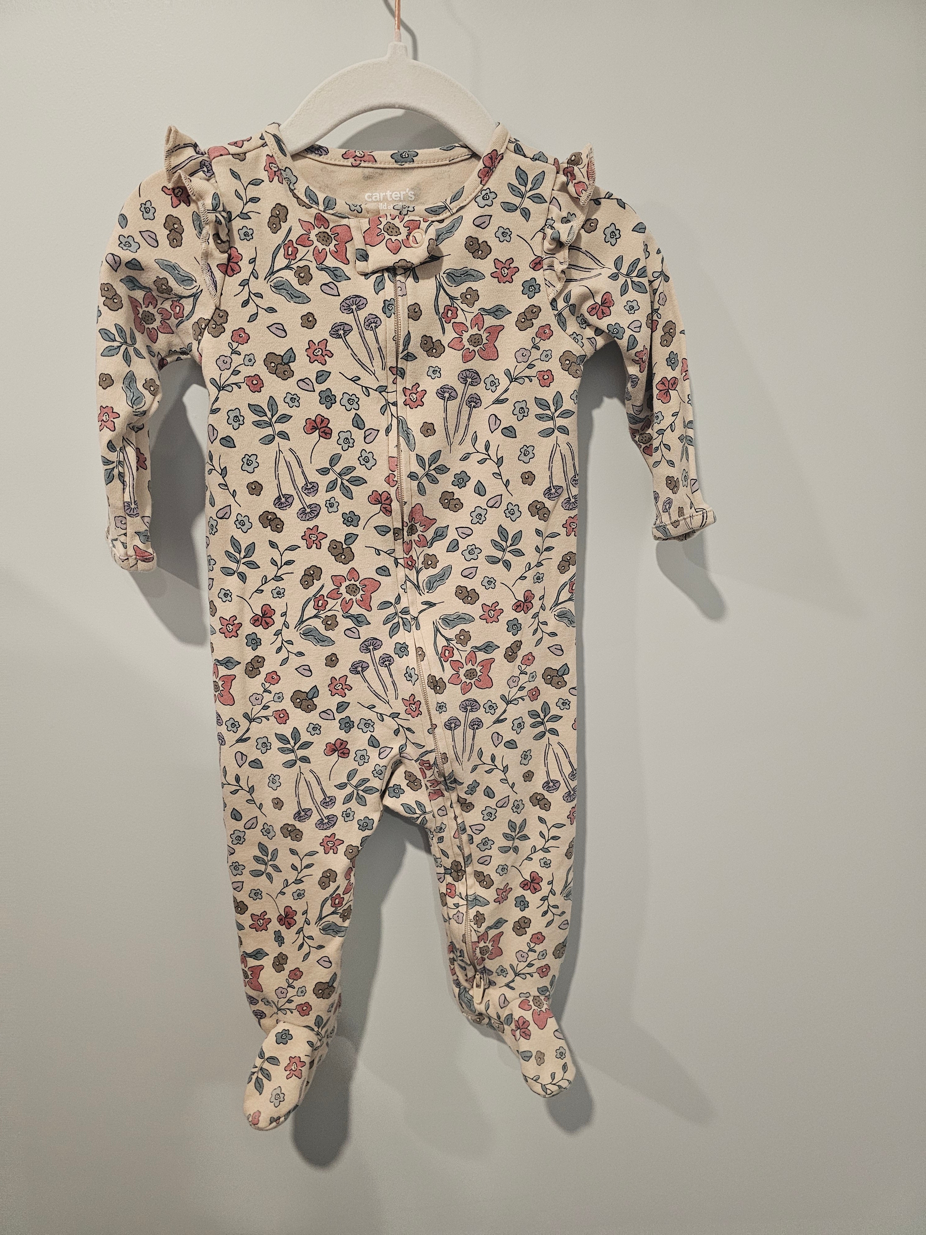 Floral Sleeper 6-9m Carter's