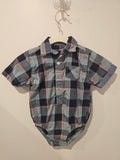 Ben Sherman Dress Shirt Onesie 6-9m