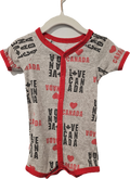 Canada Onesie Red Trim 3-6m