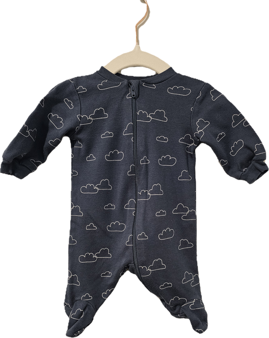 George Sleeper Navy with Clouds NB