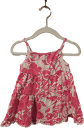 Joe Fresh Dress Pink and White 6-12m