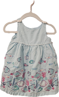 Unknown Blue Fish Dress 9m