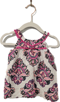Carter's White and Floral Tank Top 18m
