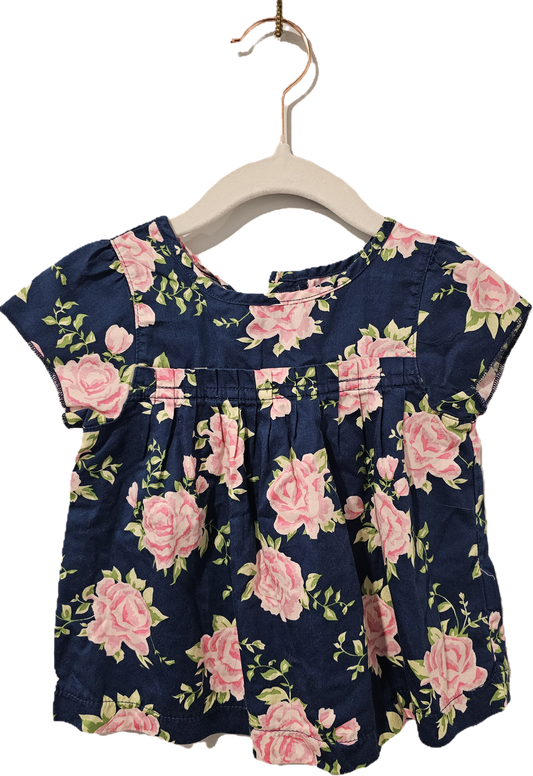 Joe Fresh Floral Blouse 6-12m