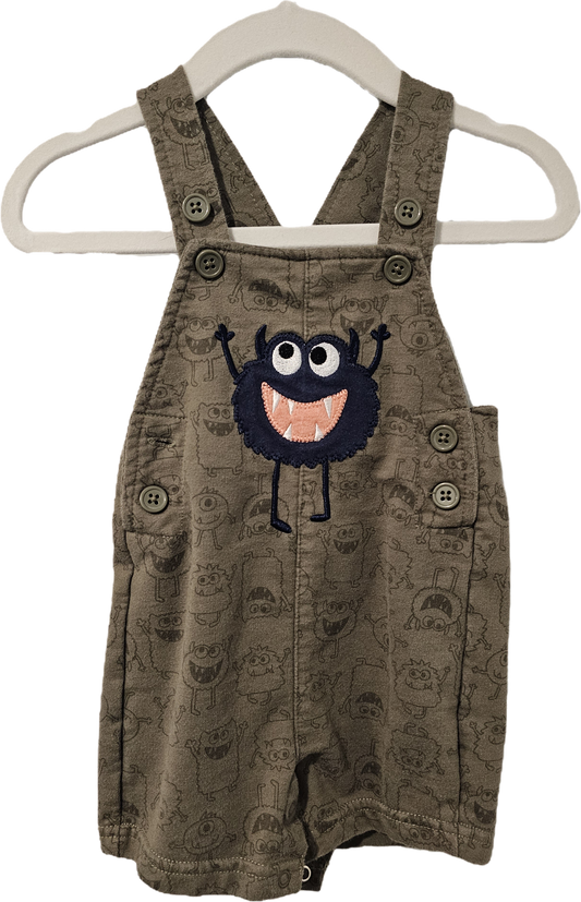 Pekkle Monster Overalls 6m