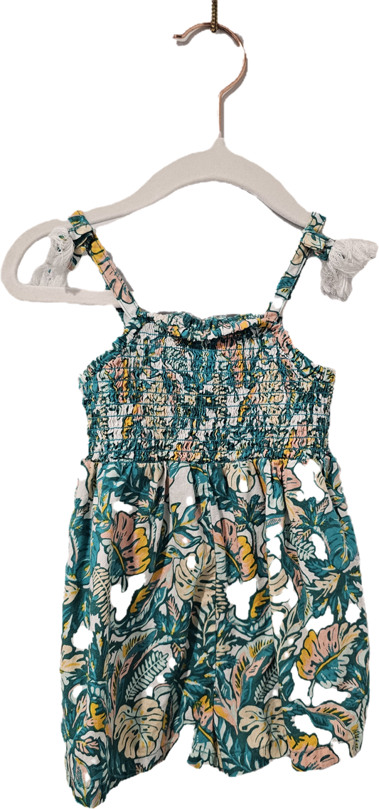 Tommy Bahama Dress Green Floral 12m
