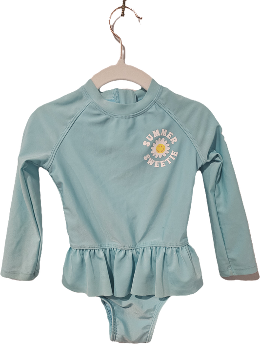 George Long Sleeved Swimsuit 2T