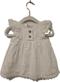 Monkey Bars White Lace Dress 3-6m