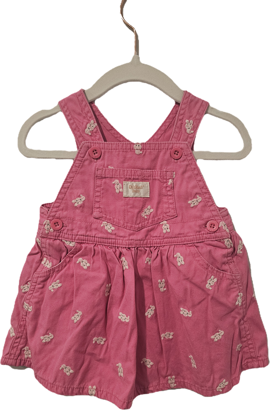 Osh Kosh with Bunnies Overalls Skirt