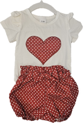 Unknown Two Piece Top and Shorts 0-3m