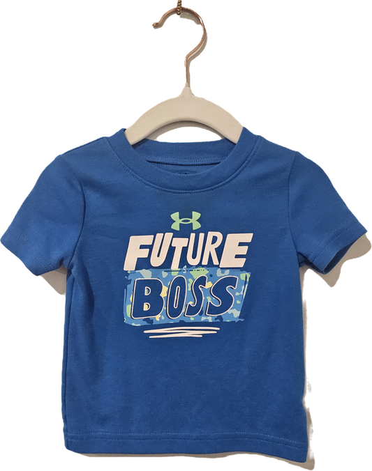Under Armour Future Boss T Shirt Blue 12m