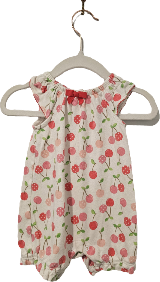 Gymboree Romper Cherries 3-6m