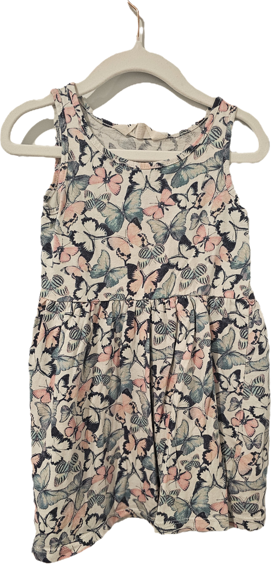 H&M Butterfly Dress Size 2T