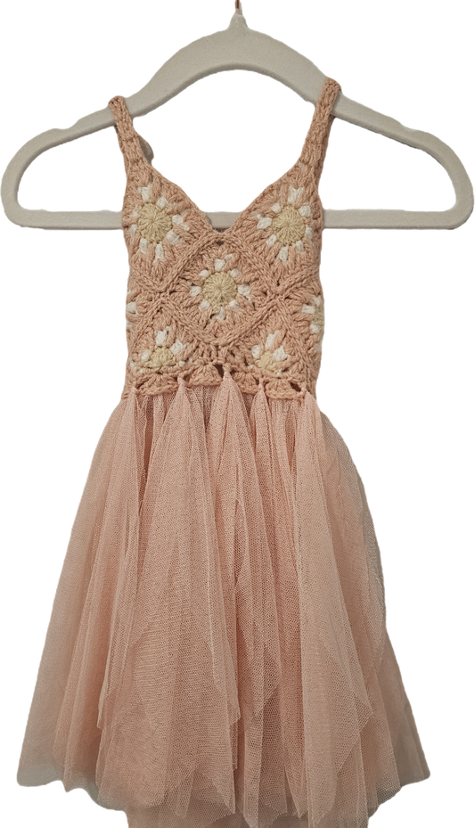 Elly and Emmy Crocheted Dress Size 0-6m