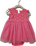 George Pink Flowers Dress Romper 18-24m