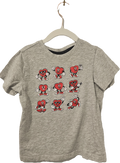 Grey with Hearts T Shirt 5-6yr