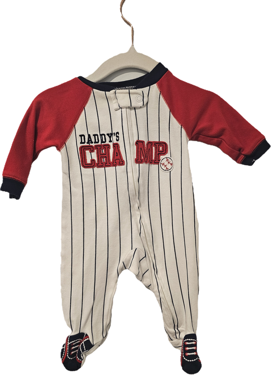 Carter's Baseball Sleeper NB