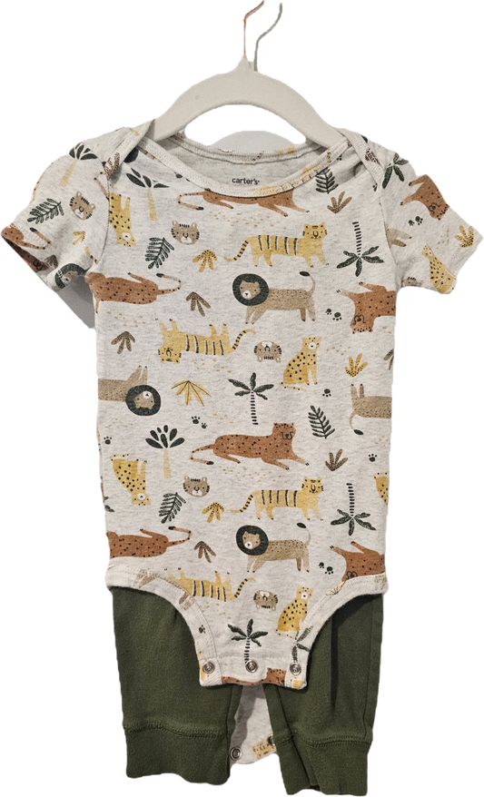 Carter's Two Piece Pants and Onesie 18m