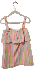 Carter's Summer Top Striped Pink and Blue 6