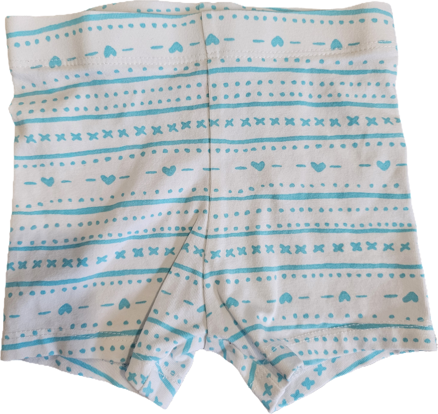 Joe Fresh Baby Shorts Blue and White 6-12m