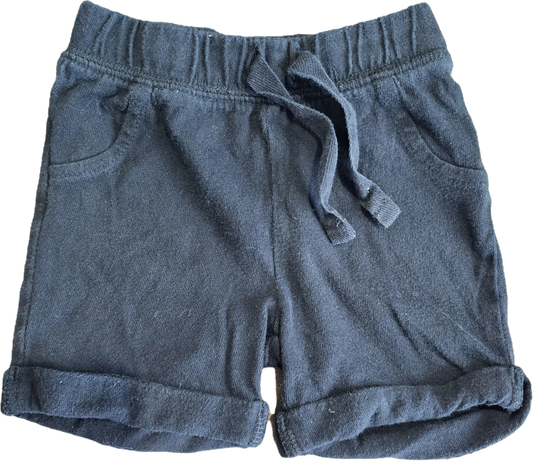 Old Navy Black Shorts 6-12m