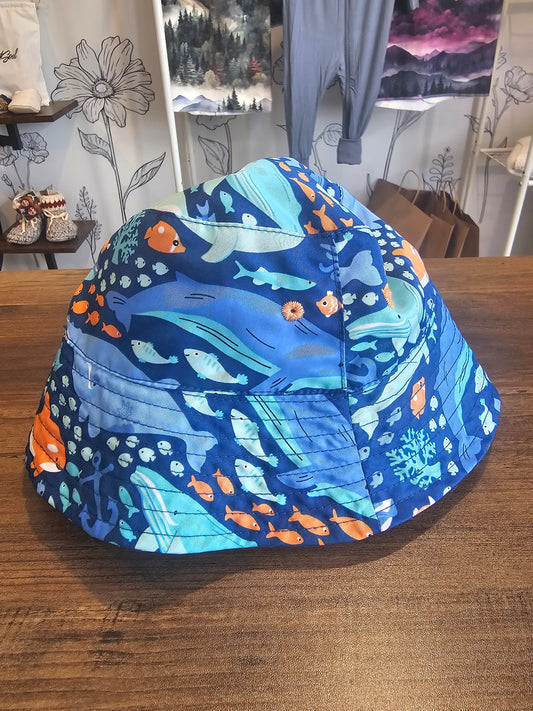 UV Skinz Sunhat Whales 12m
