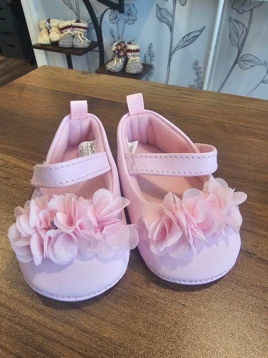 Stepping Stones Pink Shoe 3-6m