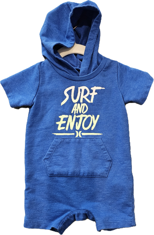 Hurley Romper with Hood 3-6m