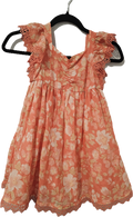 Cynthia Rowley Dress Orange Floral Dress 8