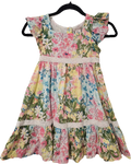 Catherine Malandrino Yellow Floral Dress 8