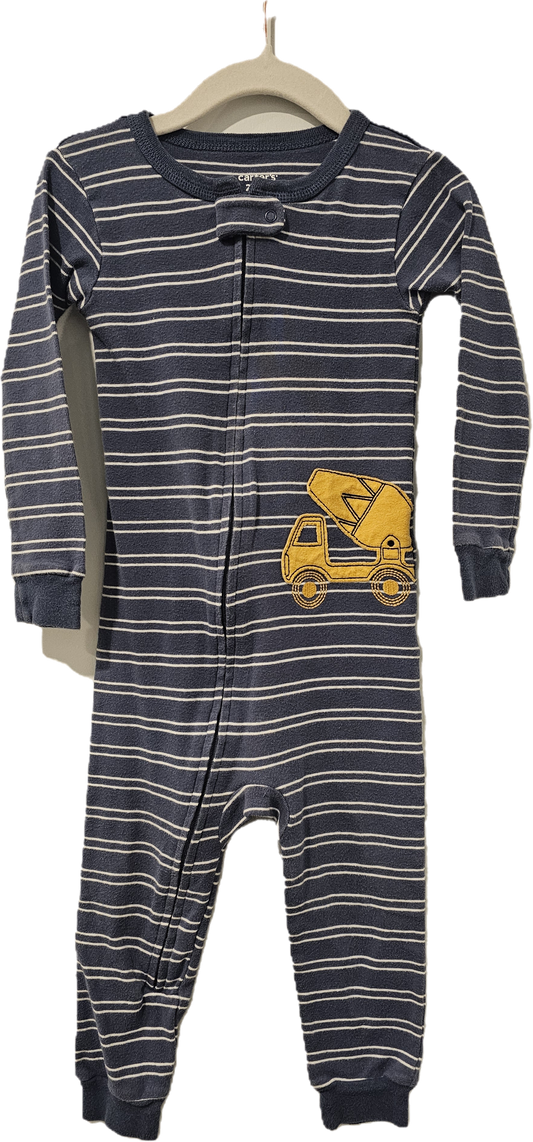 Carter's Sleeper Striped Blue 2T