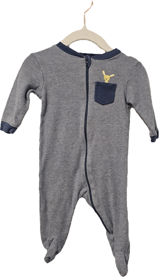 George Sleeper Striped Bunny NB