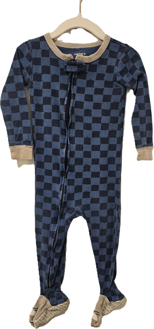 Carter's Checkered Sleeper 24m