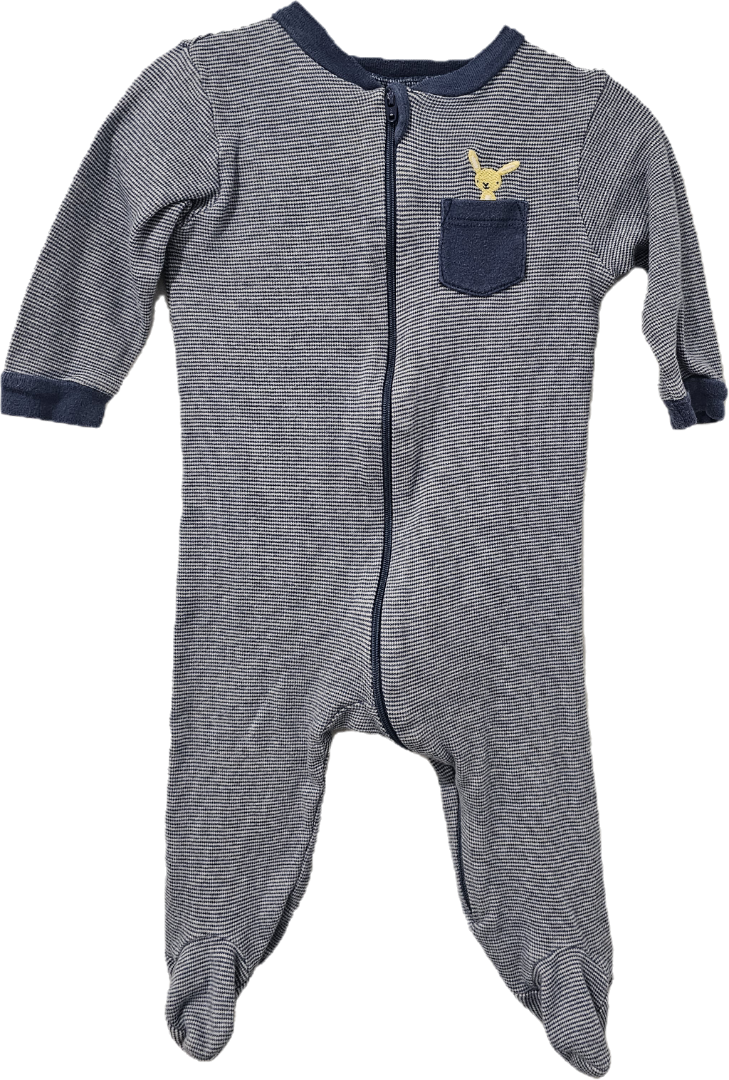 George Sleeper Striped Bunny 6-12m