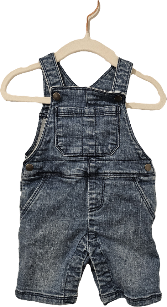 Hatley Denim Overalls 3-6m
