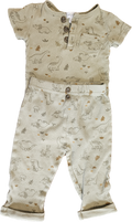 Emily and Oliver Onesie and Pants 6-9m