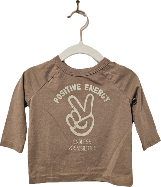 George Positive Long Sleeved Shirt 3-6m
