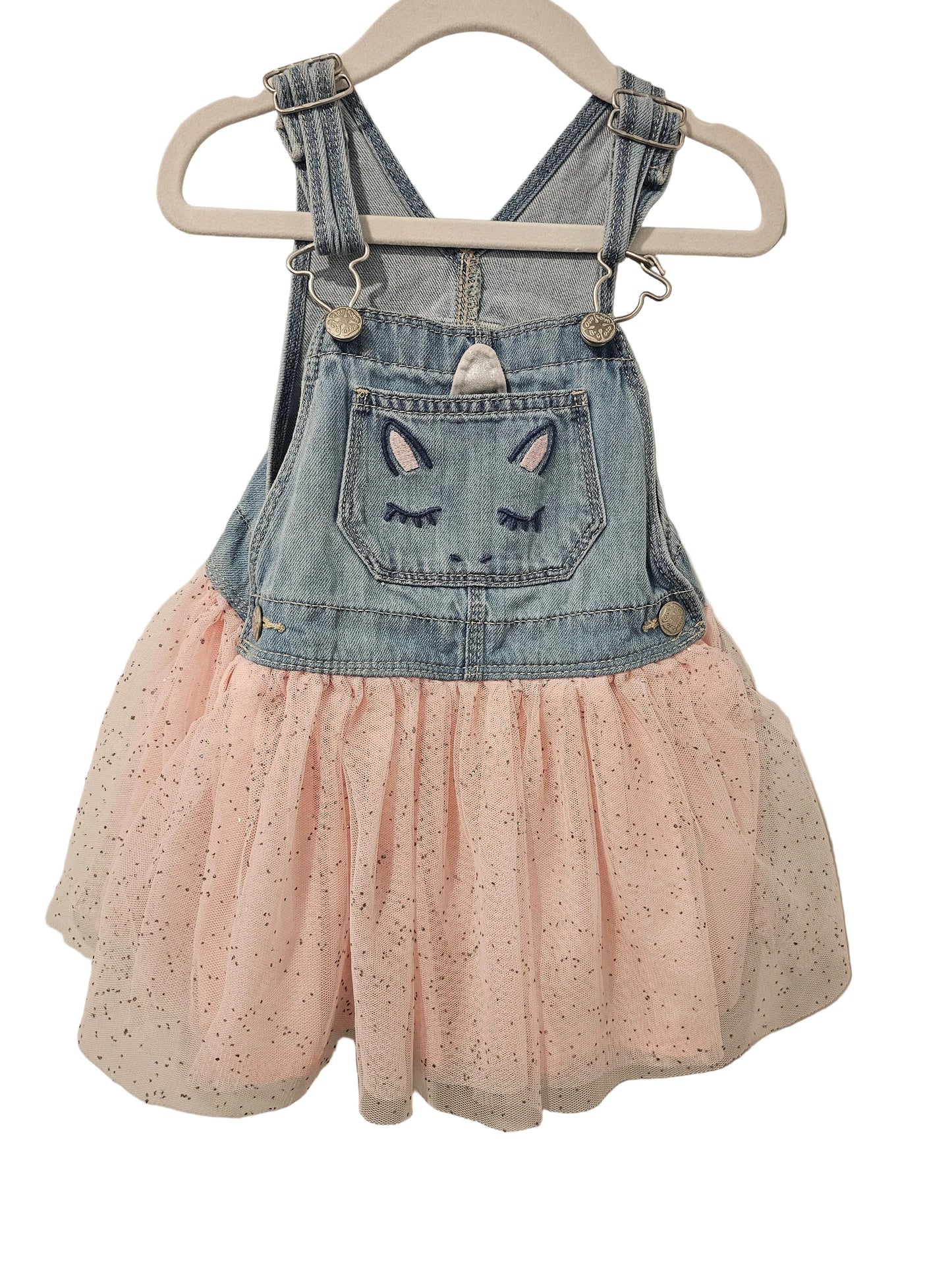Osh Kosh Unicorn Overall Dress 2T