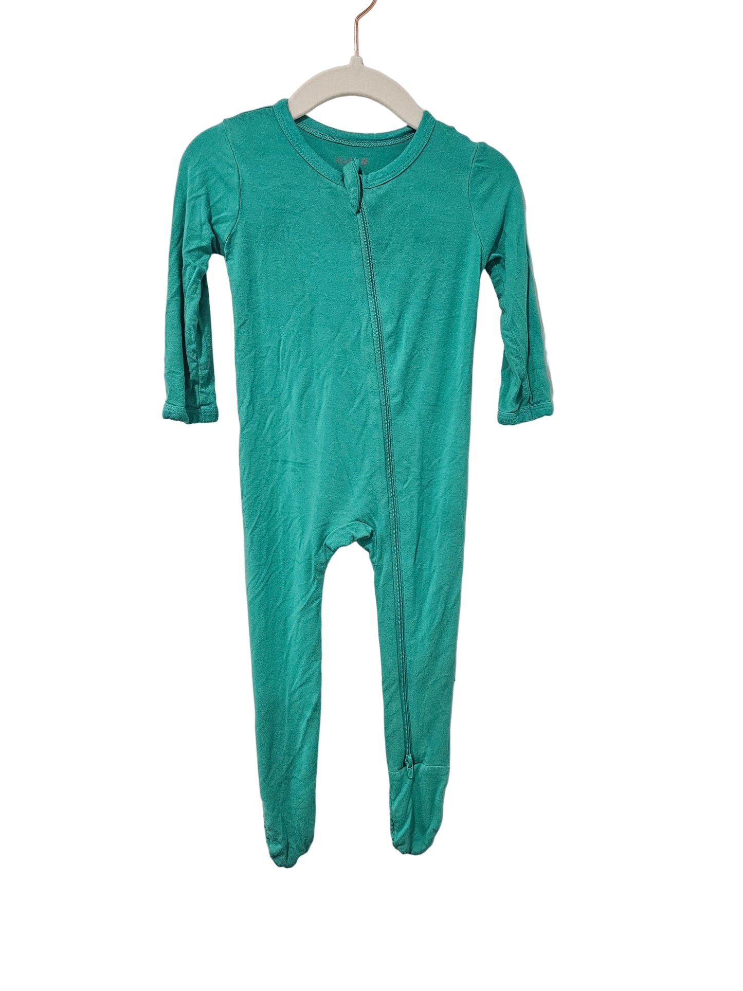 KYTE Green Sleeper with Feet 6-12m