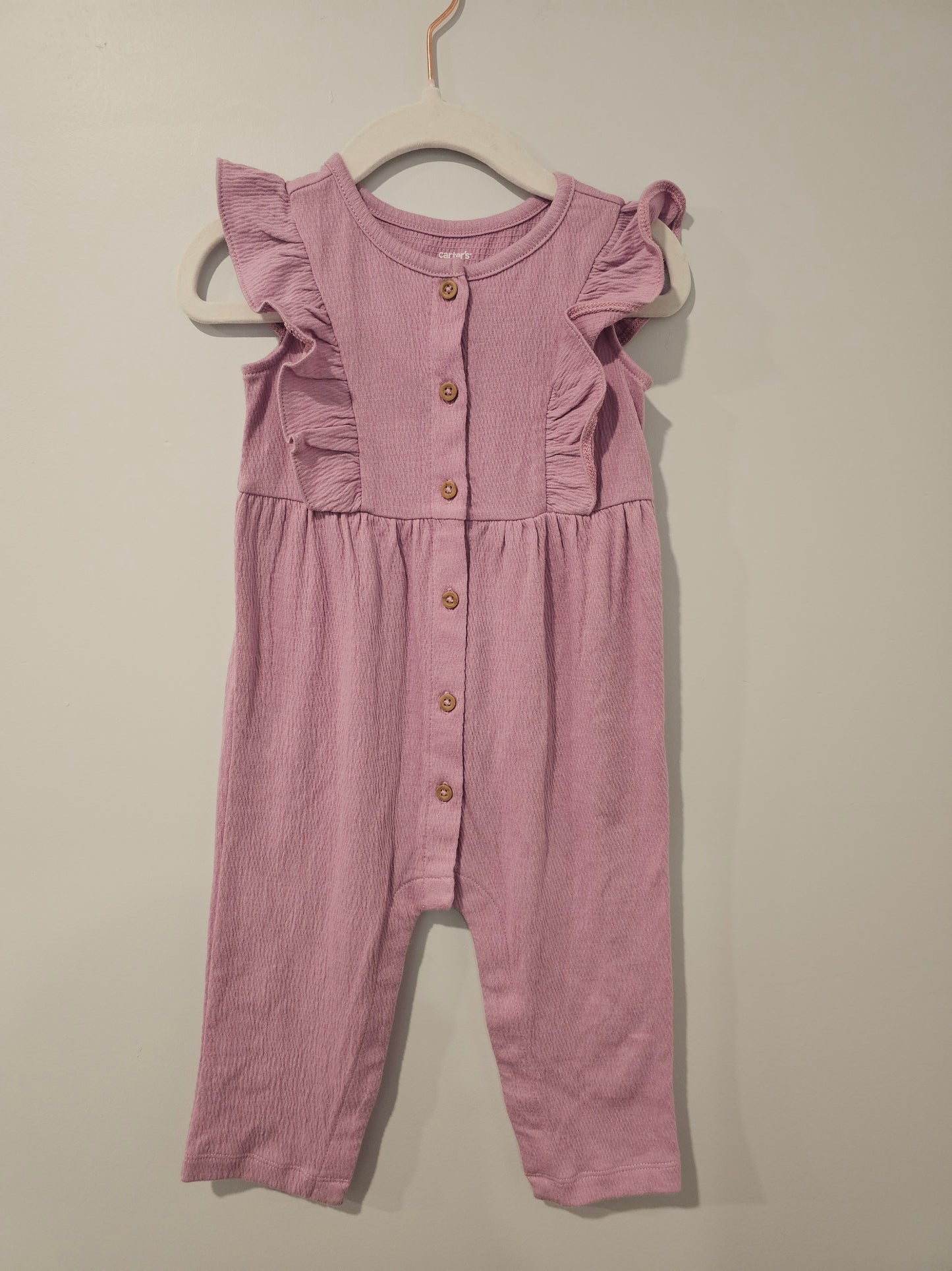 Carter's Mauve Summer Romper 12m