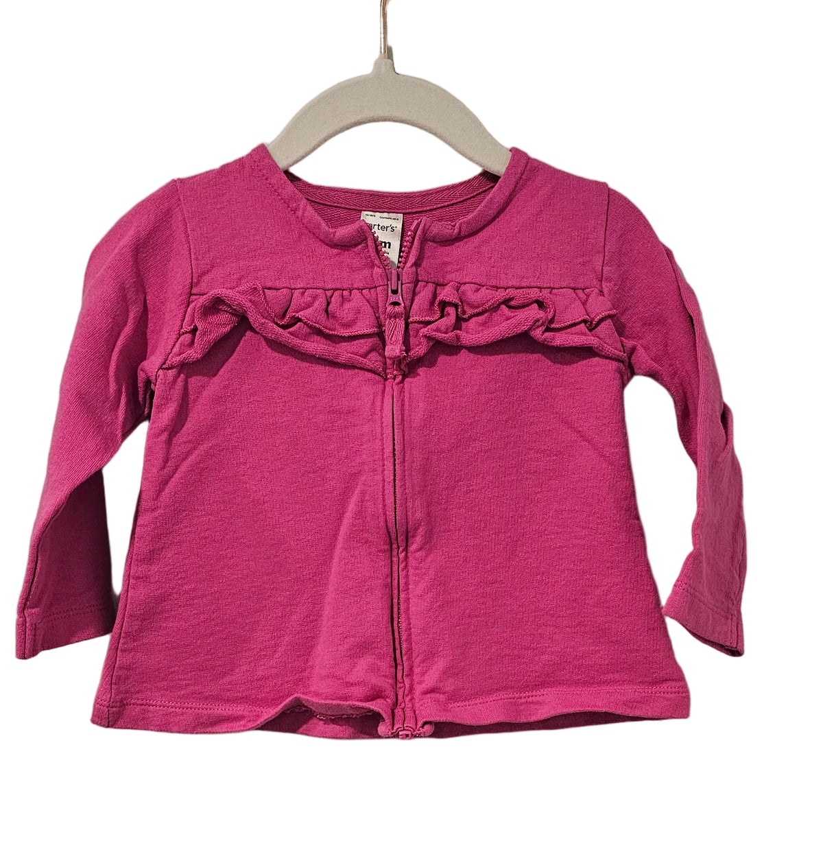 Carter's Pink Zip Up Sweater 18m