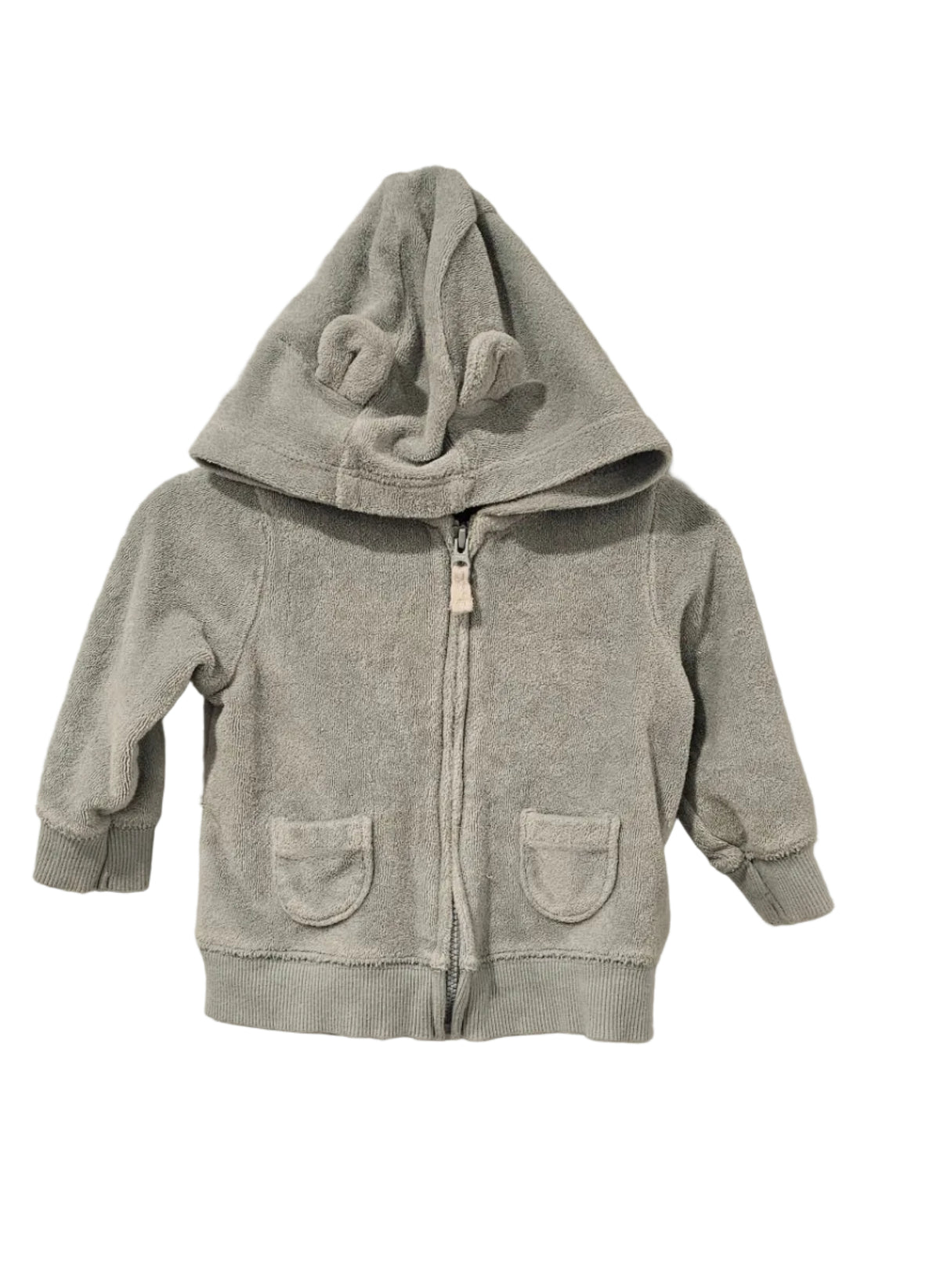 Carter's Terry Hoodie Baby Blue 6m
